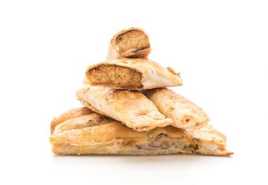 turta kurutulmuş rendelenmiş domuz ile sopa