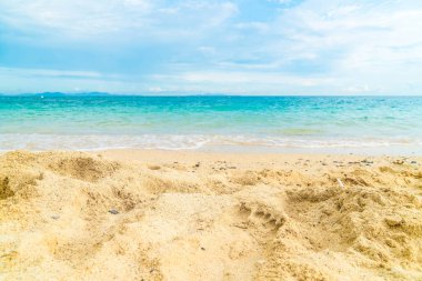 güzel tropikal plaj ve deniz manzara