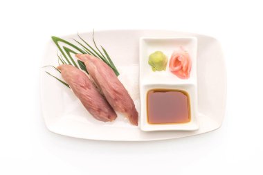  Red snapper nigiri suşi-Japon gıda tarzı