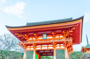 Kiyomizu-dera Tapınağı güzel mimari Kyoto,.