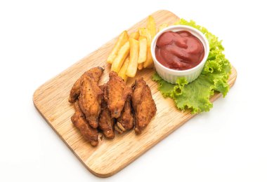 Kızarmış tavuk kanadı.