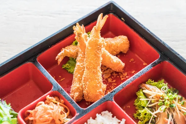 kızarmış karides bento küme