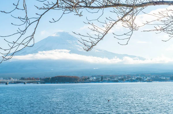 Hegyi Fuji-San Kawaguchiko-tó. — Stock Fotó