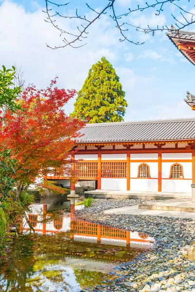 Piękna architektura Byodo w świątyni w Kyoto. — Zdjęcie stockowe