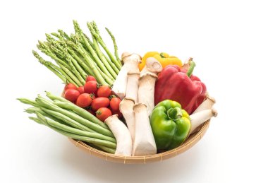 Mix sebze sepeti üzerine