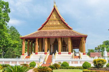 Haw Phra Kaew Tapınağı'nda güzel mimari