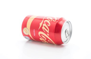 Bangkok, Tayland - 4 Nisan 2017: Coca Cola vanilya ayırabilirsiniz
