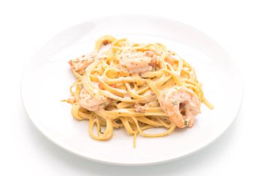 karides ile Fettuccini makarna