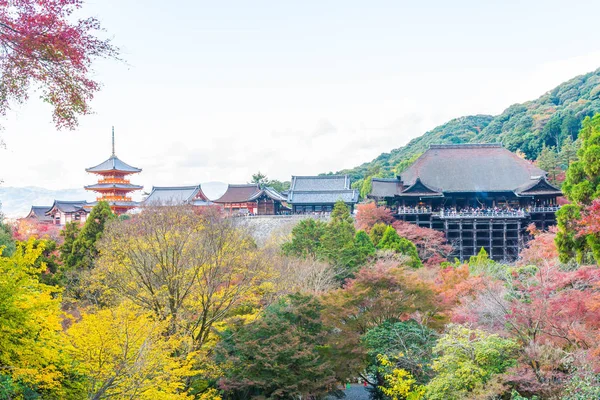 Kyoto, Sonbahar sezonu Kiyomizu veya Kiyomizu-dera Tapınağı.