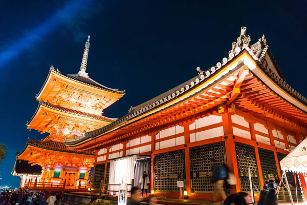 Arsitektur indah di Kuil Kiyomizu-dera Kyoto . — Stok Foto