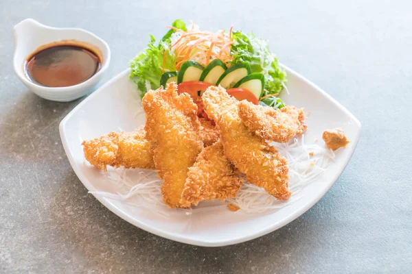 Kızarmış Balık tonkatsu sos ile