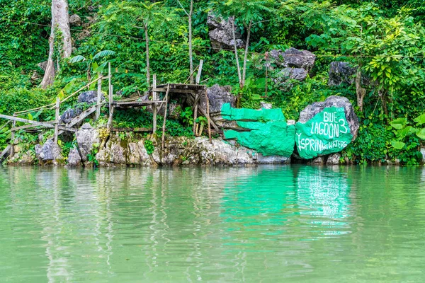 Lagoa Azul em vang vieng, laos