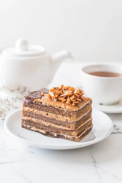 Coffee toffee cake — Stock Photo, Image