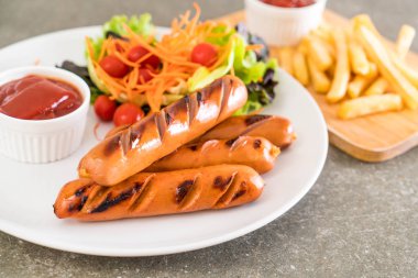 sebzeli ızgara sosis