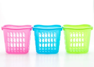 renkli plastik sepet 