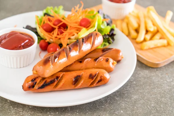 sebzeli ızgara sosis