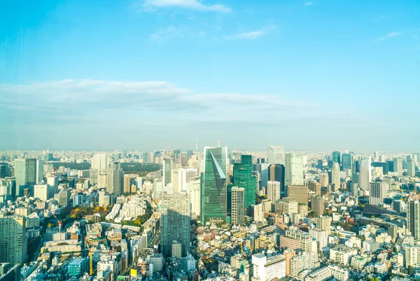 Tokyo şehir manzarası ile Tokyo Tower