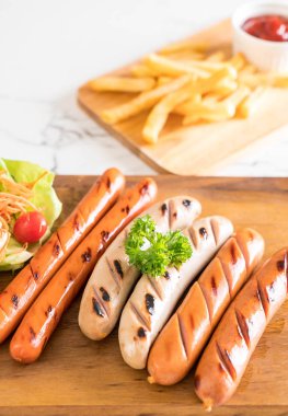 sebzeli ızgara sosis