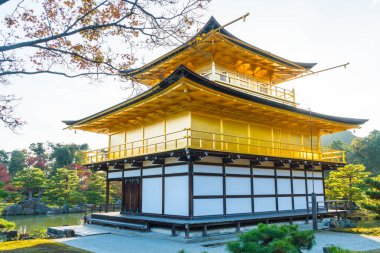 Kinkakuji Tapınağı (altın köşk güzel mimari)