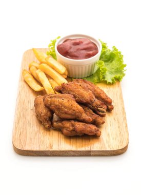 Kızarmış tavuk kanadı.