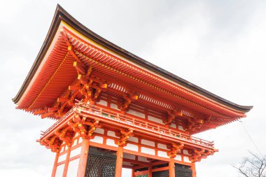 Kiyomizu-dera Tapınağı güzel mimari Kyoto,.