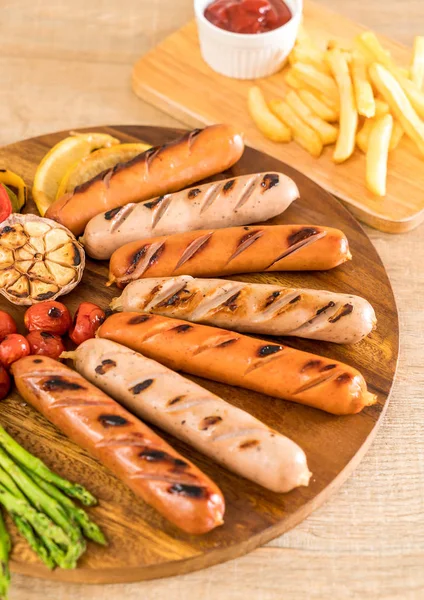 sebzeli ızgara sosis