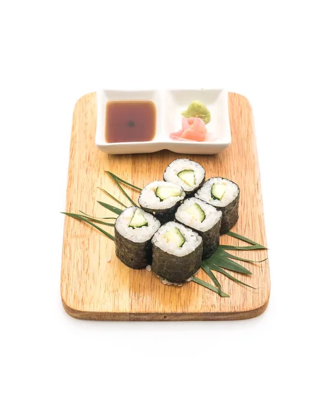 Gurken Maki Sushi - japanische Küche — Stockfoto