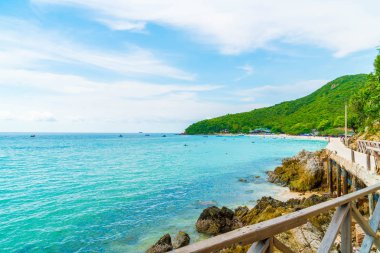 güzel tropikal beach Koh Larne Pattaya adlı