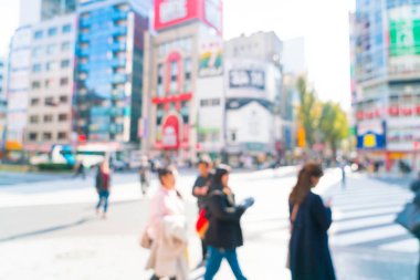 Shinjuku Tokyo City, soyut bulanıklık