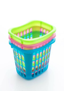 renkli plastik sepet 