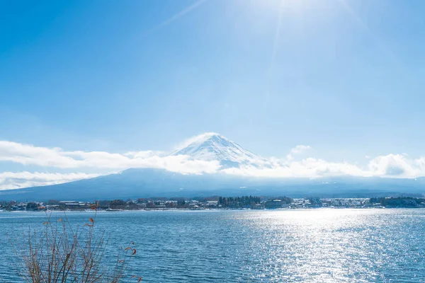 Dağ Fuji San Kawaguchiko Gölü.
