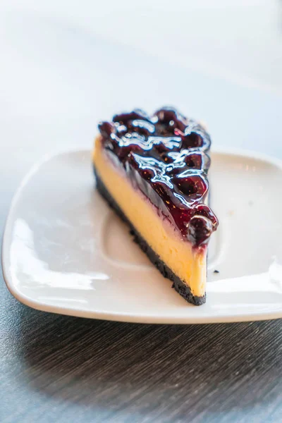 ブルーベリー チーズ ケーキ — ストック写真