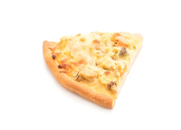 Krémová houbová pizza — Stock fotografie