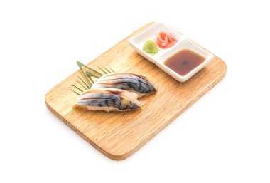 Saba nigiri suşi - Japon gıda tarzı