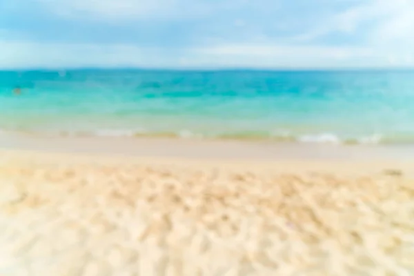 Abstrakte verschwimmen schönen tropischen Strand und Meereslandschaft backgro — Stockfoto