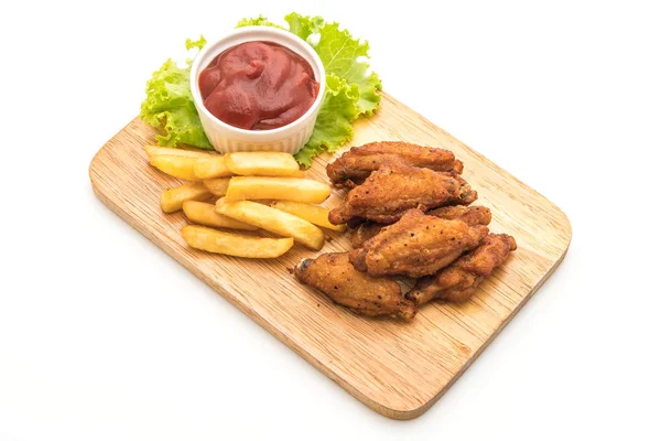 Kızarmış tavuk kanadı.