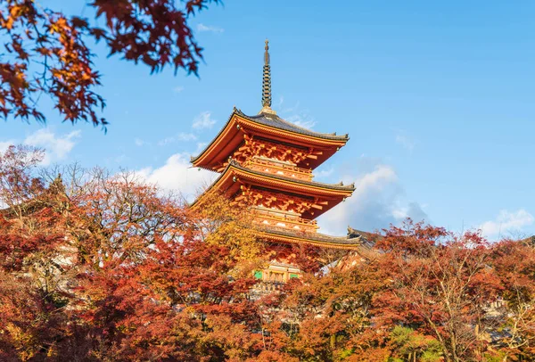 Kiyomizu-dera Tapınağı güzel mimari Kyoto,.
