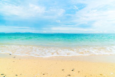 güzel tropikal plaj ve deniz manzara
