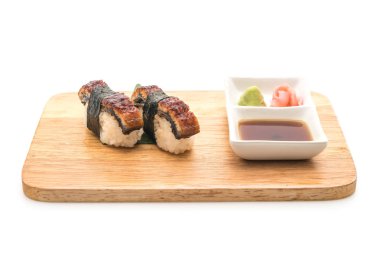 yılan balığı nigiri suşi - Japon gıda tarzı