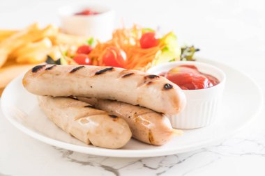 sebzeli ızgara sosis