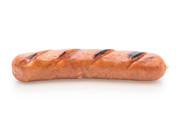 Grilled sausage isolated — Stock Photo, Image