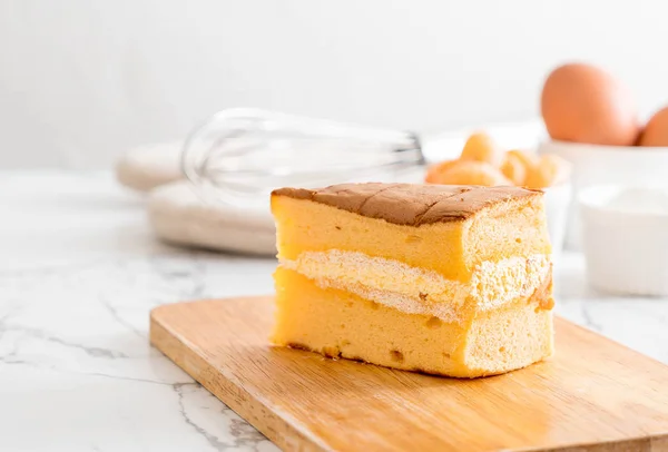 Orange chiffon cake — Stock Photo, Image
