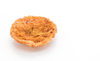 rendelenmiş domuz pirinç kraker ile kurutulmuş