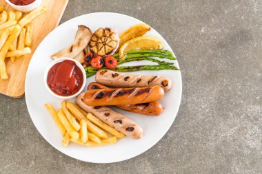 sebzeli ızgara sosis