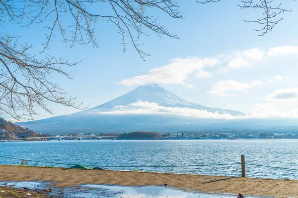 Dağ Fuji San Kawaguchiko Gölü.