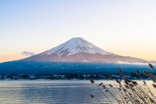 Mountain Fuji San at  Kawaguchiko Lake.