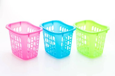 renkli plastik sepet 