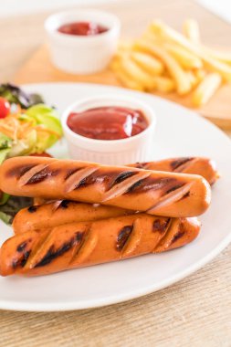 sebzeli ızgara sosis