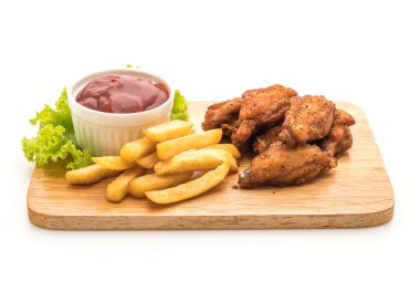 Kızarmış tavuk kanadı.