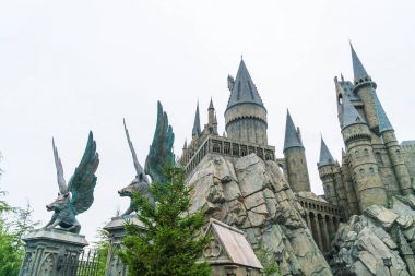 Osaka, Japonya - 21 Kasım 2016: Harry Potter ve büyücü dünya